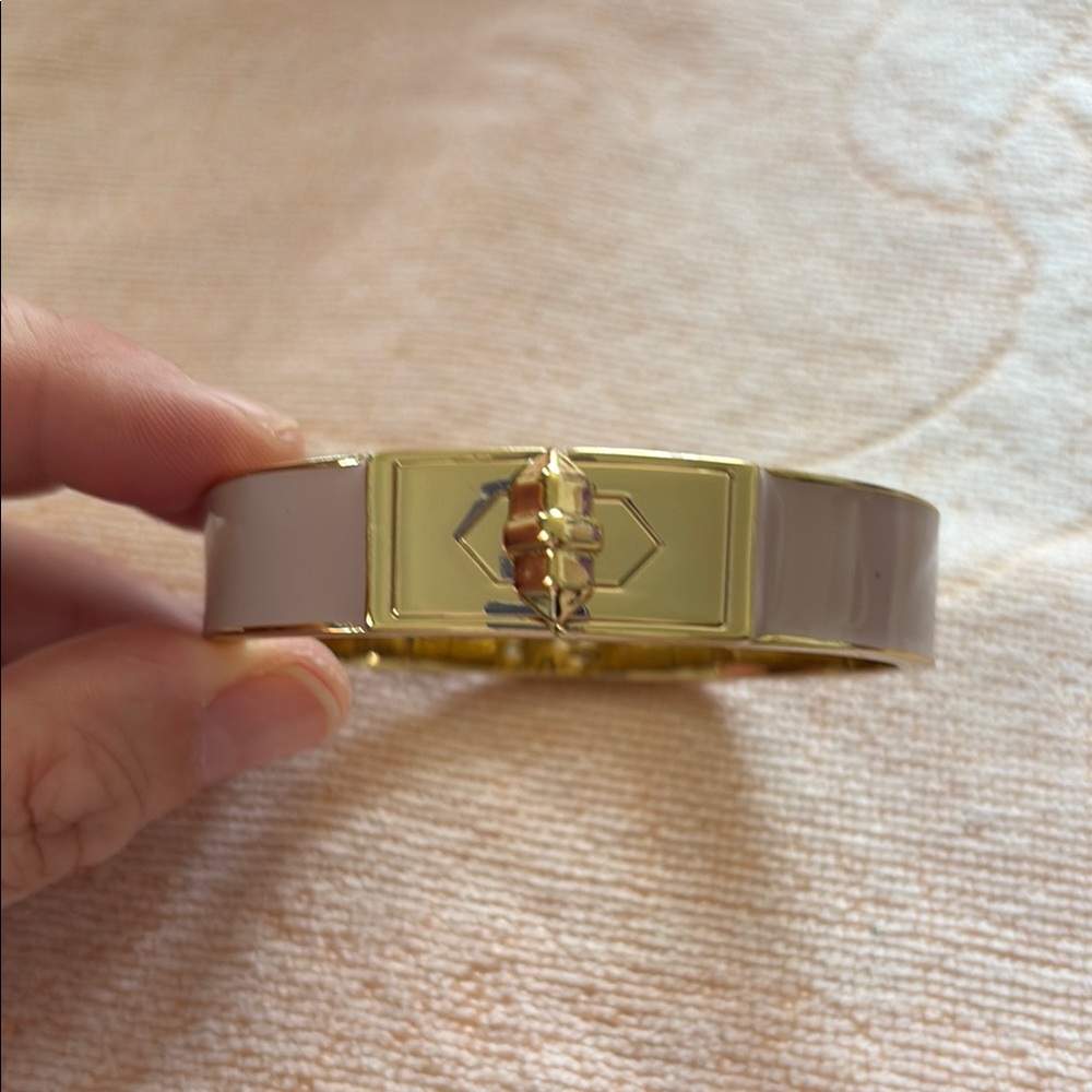 Stella & Dot Gold and Purple Bracelet